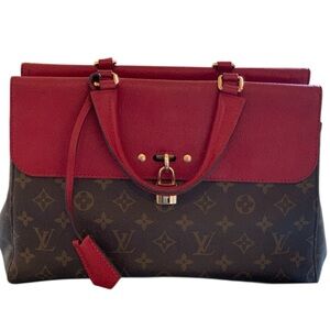 Louis Vuitton Venus Monogram Cerise Red Canvas Handbag